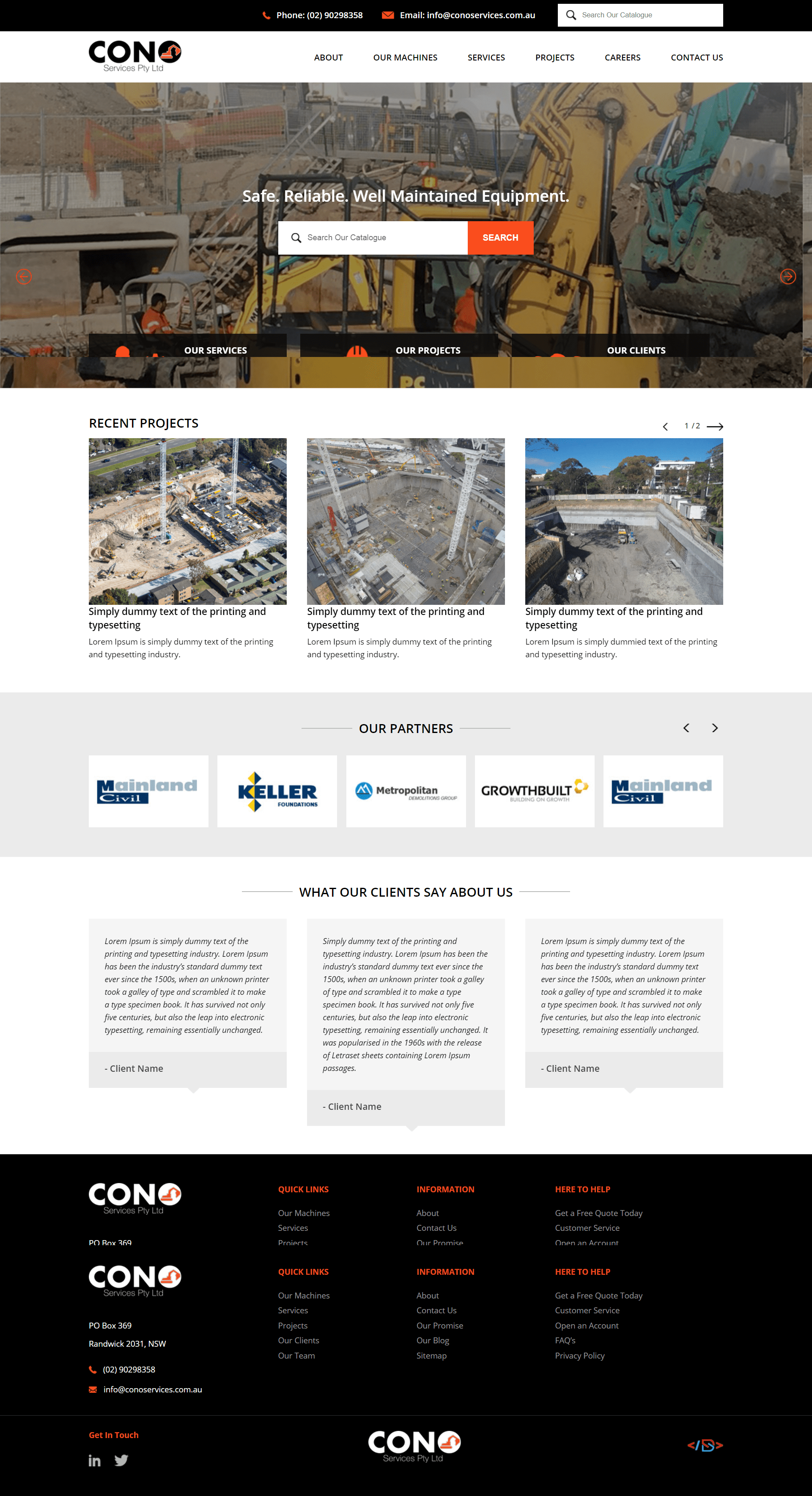 Best Construction Websites, Best Construction Company Websites