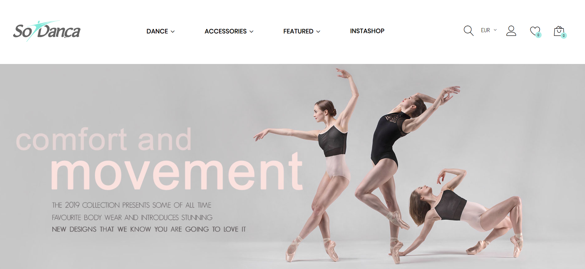 Dance Clothing site, Dance Clothing site Design